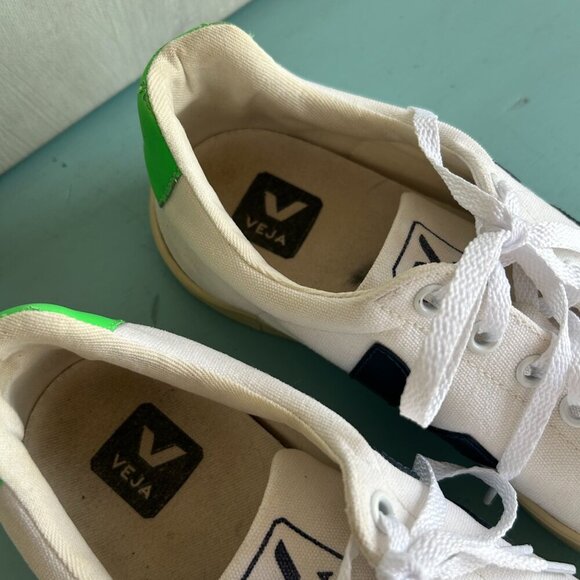 Veja Campo Canvas Sneaker Women's Size 8 Organic Cotton Preppy Streetwear - Picture 9 of 11